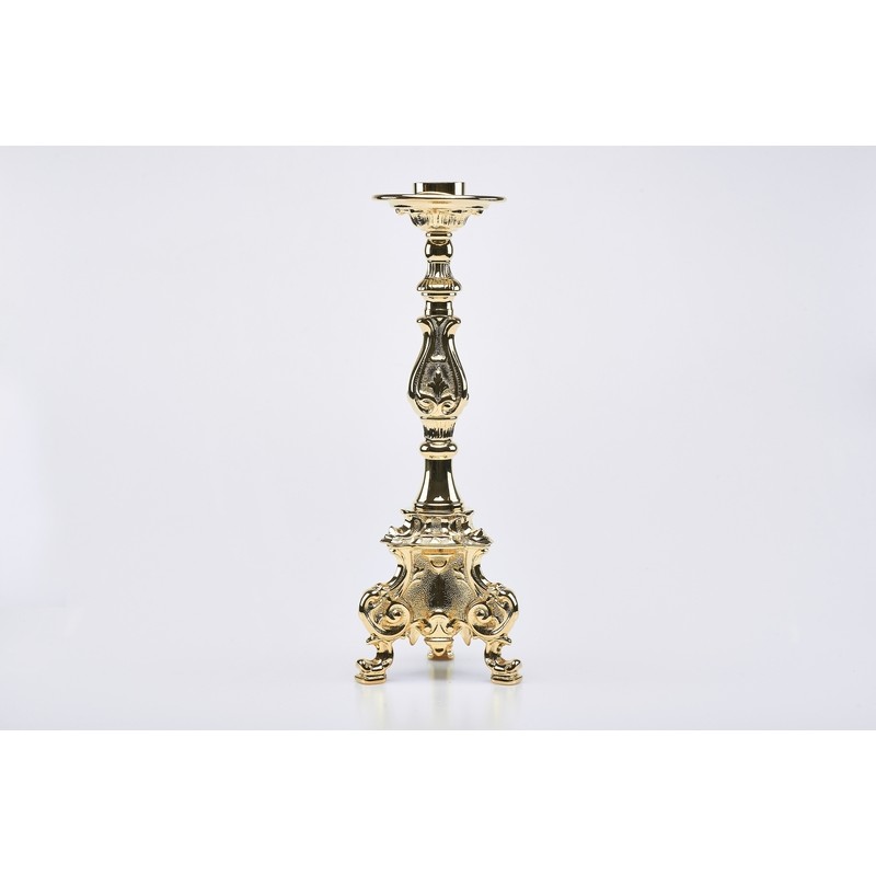 Candeliere Rococò dorato cm. 40