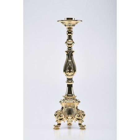 Candeliere Rococò dorato cm. 50