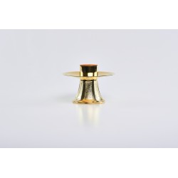 Candeliere semplice bossolo cm. 4