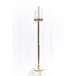 Candeliere tre fiamme con base