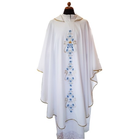 Casula Mariana in tessuto Vaticano